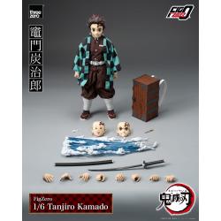 Demon Slayer: Kimetsu no Yaiba Figura FigZero 1/6 Tanjiro Kamado 27 cm ThreeZero 