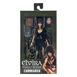 Elvira, reina de las tinieblas Figura Clothed Commando Elvira 20 cm NECA