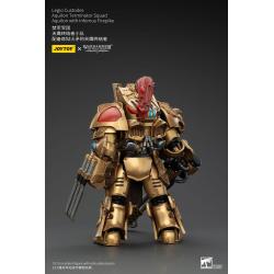 Warhammer The Horus Heresy Figura 1/18 Legio Custodes Aquilon Terminator Squad Aquilon with Infernus Firepike 14 cm   Joy Toy (CN) 