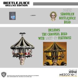 BITELCHUS Figura 1/12 Beetlejuice Deluxe Edition 18 cm MEZCO