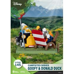 Disney Diorama PVC D-Stage Campsite Series Goofy & Donald Duck 10 cm  Beast Kingdom 