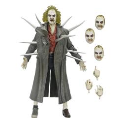 Beetlejuice (1988) Diorama Trenchcoat with Spikes Inferno Room Deluxe Set NECA