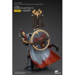 Warhammer The Horus Heresy Figura 1/18 Space Wolves Legion Praetor with Power Axe and Combat Shield 12 cm  Joy Toy 