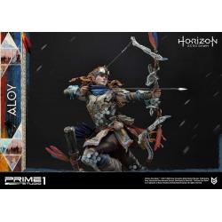 Horizon Zero Dawn Estatua 1/4 Aloy Shield Weaver Armor Set 70 cm