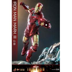 Iron Man Mark III (2.0) Sixth Scale Figure by Hot Toys Movie Masterpiece Diecast Series – Iron Man