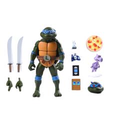 Tortugas Ninja (Cartoon) Figura Ultimate Leonardo VHS 18 cm NECA