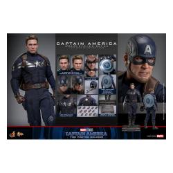 Capitán América: el Soldado de Invierno Figura Movie Masterpiece 1/6 Captain America (Stealth S.T.R.I.K.E. Suit) 2.0 31 cm Hot Toys