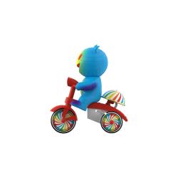 Mummy Boy Figura Super Cycles Mummy Boy (Blue with Red Trike) 13 cm Super7