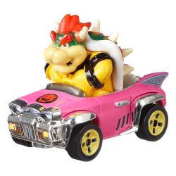 Mario Kart Vehículo Hot Wheels 1/64 Bowser (Badwagon) 8 cm