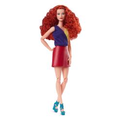 Barbie Signature Barbie Looks Doll Model #13 Red Hair, Red Skirt