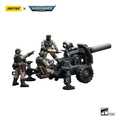 Warhammer 40k Figura 1/18 Astra Militarum Ordnance Team with Bombast Field Gun 12 cm Joy Toy (CN)