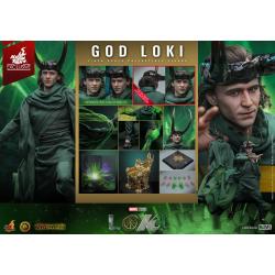 Hot Toys DX41AE Marvel Loki Collectible Action Figurine 1/6 God Loki (Artisan Edition) 31cm