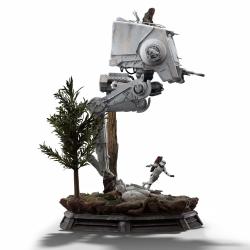 Star Wars Estatua 1/20 Demi Art Scale AT-ST and Chewbacca 53 cm  Iron Studios 