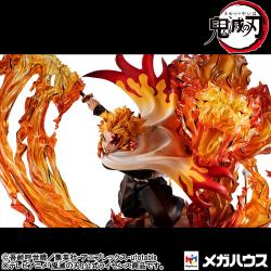 Demon slayer: Kimetsu no Yaiba Kyojuro Precious G.E.M. Series 1/8 PVC Statue Rengoku Flame Breathing Fifth Form:Flame Tiger 24 cm