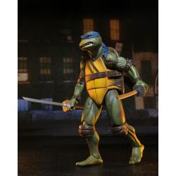 Tortugas Ninja (1990 Movie) Figura Roof Top Battle Shredder vs Leo 18 cm NECA