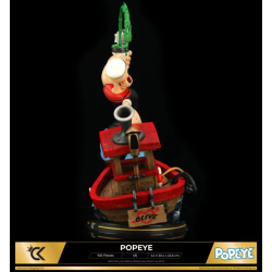 POPEYE EN SU BOTE DIORAMA 1/6 ESTATUA 44CM ESPINACA VERSION CARTOON KINGDOM 