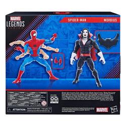 The Amazing Spider-Man Marvel Legends Pack de 2 Figuras Spider-Man & Morbius 15 cm HASBRO