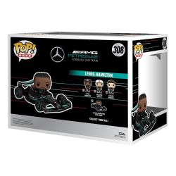 Fórmula 1 POP! Rides Super Deluxe Vinyl Figura Mercedes Hamilton 15 cm funko