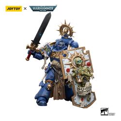 Warhammer 40k Figura 1/18 Ultramarines Primaris Captain with Relic Shield and Power Sword 12 cm Joy Toy 