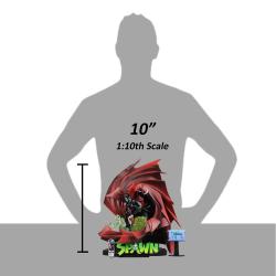 Spawn Estatua 1/10 Spawn #1 (Black White & Red All Over) 24 cm  DC Direct