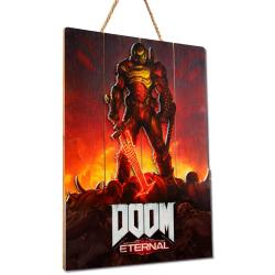 Doom Póster de madera WoodArts 3D Eternal 30 x 40 cm