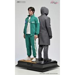 El juego del Calamar 2 Set de 2 Statues 1/3 Front Man Player 001 Oh Young-il JND 68cm JNDSTUDIOS