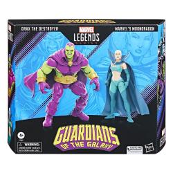 Guardianes de la Galaxia Marvel Legends Pack de 2 Figuras Drax the Destroyer & Marvel Moondragon 15 cm hasbro