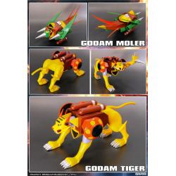 Gowappa 5 Godam Figura Dynamite Action Kai Gordam Full Blast Off Set 17 cm  Evolution Toy 