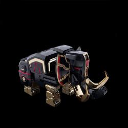 Power Rangers Maqueta Furai Model Plastic Model Kit Megazord Black Limited Ver. 21 cm Flame Toys