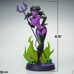 Original Artist Series Estatua Devil Girl (Purple and Green Variant) 30 cm Sideshow Collectibles