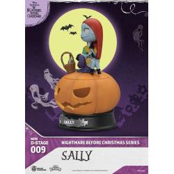 Pesadilla antes de Navidad Christmas Figura PVC Mini Diorama Stage Sally 10 cm Beast Kingdom Toys 