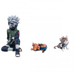 Naruto G.E.M. Series PVC Statue Kakashi & Ninken Ninja Dog Set