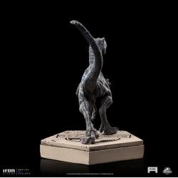 Parque Jurasico Icons Estatua Velociraptor Blue 9 cm Iron Studios 