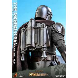 The Mandalorian and The Child Collectible Set by Hot Toys The Mandalorian - Quarter Scale Series
