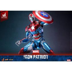 Marvel Figura Diecast Comic Masterpiece 1/6 Iron Patriot Hot Toys Exclusive 32 cm Hot Toys 