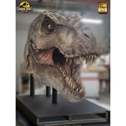 Jurassic Park Estatua tamaño real Tyrannosaurus Rex Head 203 cm ELITE CREATURES COLLECTIBLES