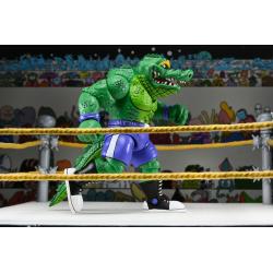 Tortugas Ninja (Archie Comics) Figura Stump Wrestling Leatherhead 18 cm NECA