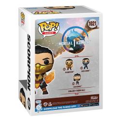 Mortal Kombat POP! Games Vinyl Figura Scorpion 9 cm FUNKO