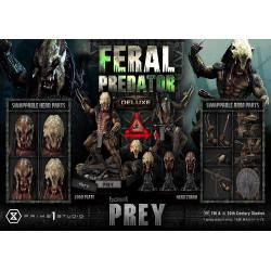 Prey (Movie) Estatua Museum Masterline Series 1/3 Feral Predator Deluxe Bonus Version 89 cm PRIME 1 STUDIO