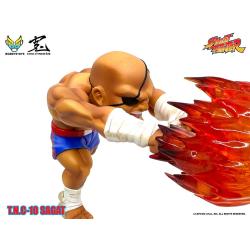 Street Fighter Estatua PVC con sonido y luz Sagat 17 cm BigBoysToys