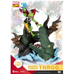 Marvel Comics D-Stage PVC Diorama Throg Closed Box Version 17 cm