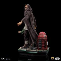 Star Wars: Obi-Wan Kenobi Estatua Deluxe Art Scale 1/10 Obi-Wan & Young Leia 20 cm IRON STUDIOS
