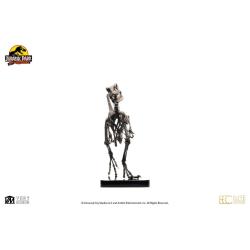  Parque Jurasico : Estatua de bronce con esqueleto de raptor a escala 1:4 ELITE CREATURES