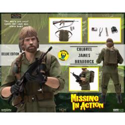 CHUCK NORRIS DELUXE  CORONEL BRADDOCK ESTATUA DESAPARECIDO EN COMPATE INFINITE STATUE