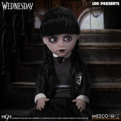 MIERCOLES Addams UNIFORME FIGURA 25,5 CM WEDNESDAY LIVING DEAD DOLLS MEZCO