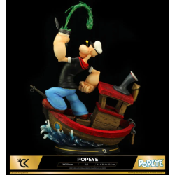 POPEYE EN SU BOTE DIORAMA 1/6 ESTATUA 44CM ESPINACA VERSION CARTOON KINGDOM 