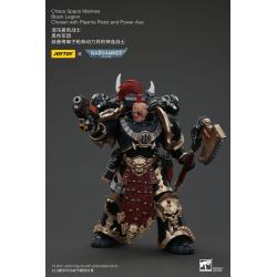 Warhammer 40k Figura Chaos Space Marines Black Legion Chosen with Plasma Pistol and Power Axe 20 cm  Joy Toy (CN)