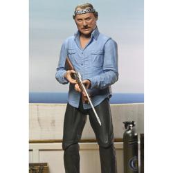 TIBURON FIGURA DE ACCIÓN ESCALA 50 ANIVERSARIO DE SAM QUINT 18 CM NECA