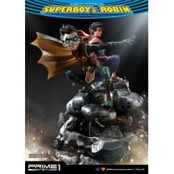 DC Comics Estatua 1/3 Superboy & Robin 64 cm