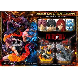 Fairy Tail Estatua PVC 1/7 Natsu, Gray, Erza, Happy 57 cm Prime 1 Studio